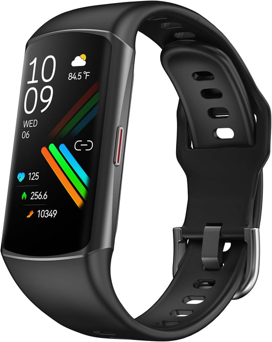Smart Watch Fitness Tracker with 24/7 Heart Rate, Blood Oxygen Blood Pressure Monitor Sleep Tracker 120 Sports Modes Activity Trackers Step Calorie Counter IP68 Waterproof for Andriod iPhone Women Men