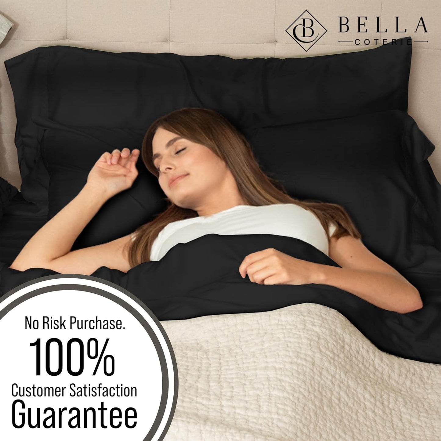Bella Coterie | Luxury Bamboo Viscose Standard Size Pillowcase Set