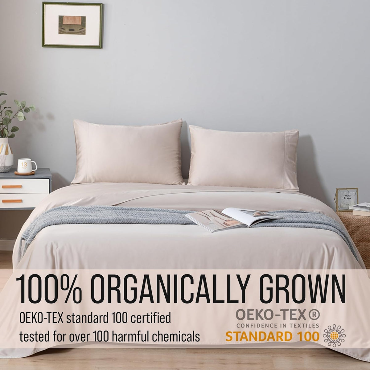 Bella Coterie | Luxury Bamboo Viscose Standard Size Pillowcase Set
