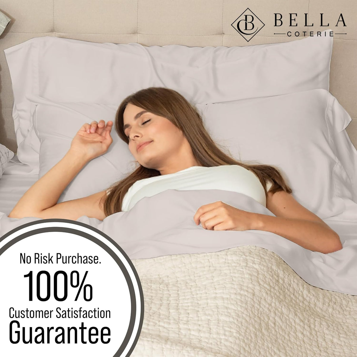 Bella Coterie | Luxury Bamboo Viscose Standard Size Pillowcase Set
