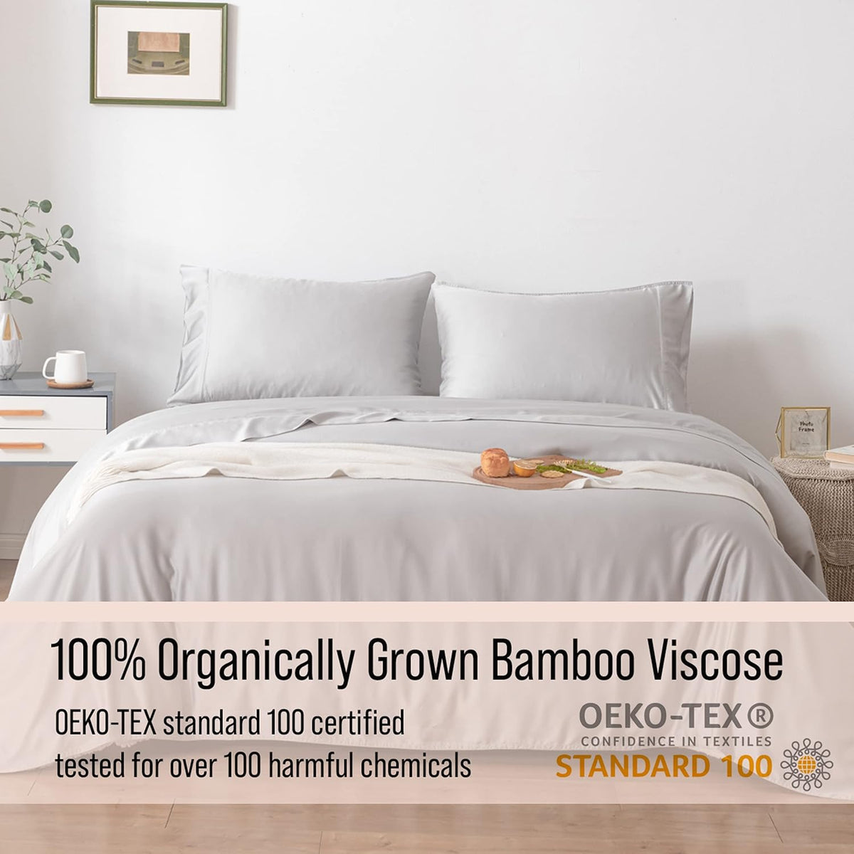 Bella Coterie | Luxury Bamboo Viscose Standard Size Pillowcase Set