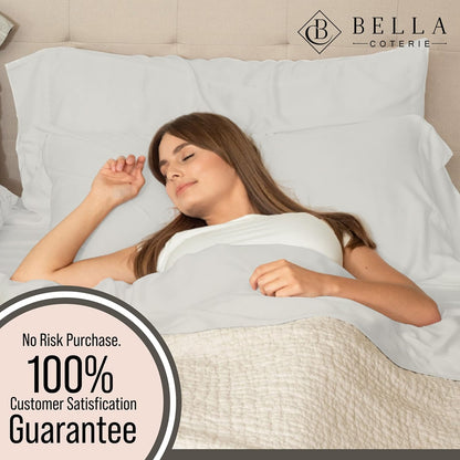 Bella Coterie | Luxury Bamboo Viscose Standard Size Pillowcase Set
