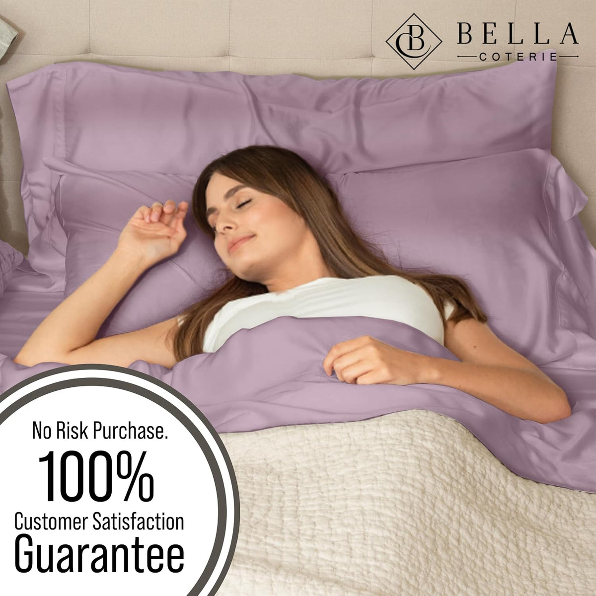 Bella Coterie | Luxury Bamboo Viscose Standard Size Pillowcase Set