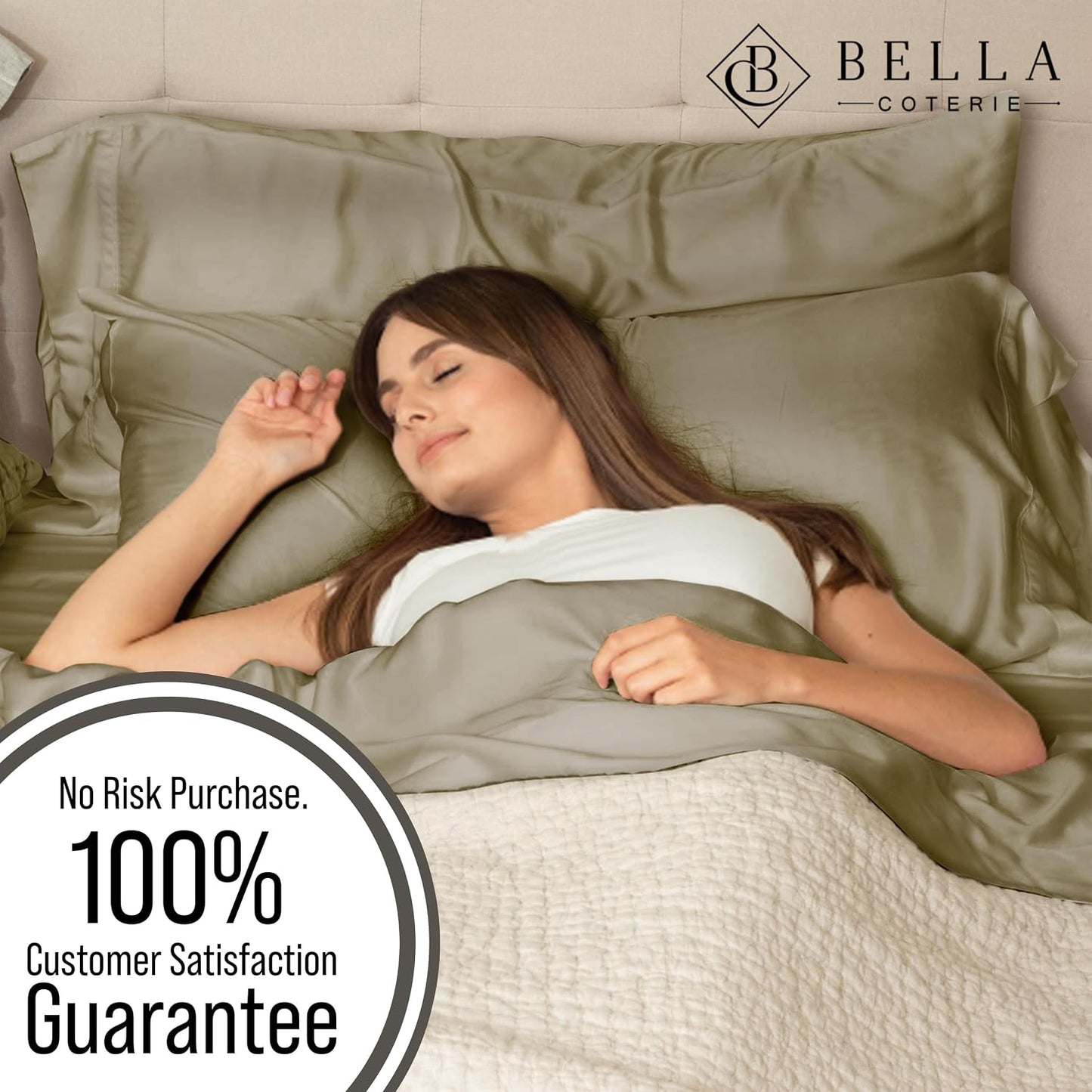 Bella Coterie | Luxury Bamboo Viscose Standard Size Pillowcase Set