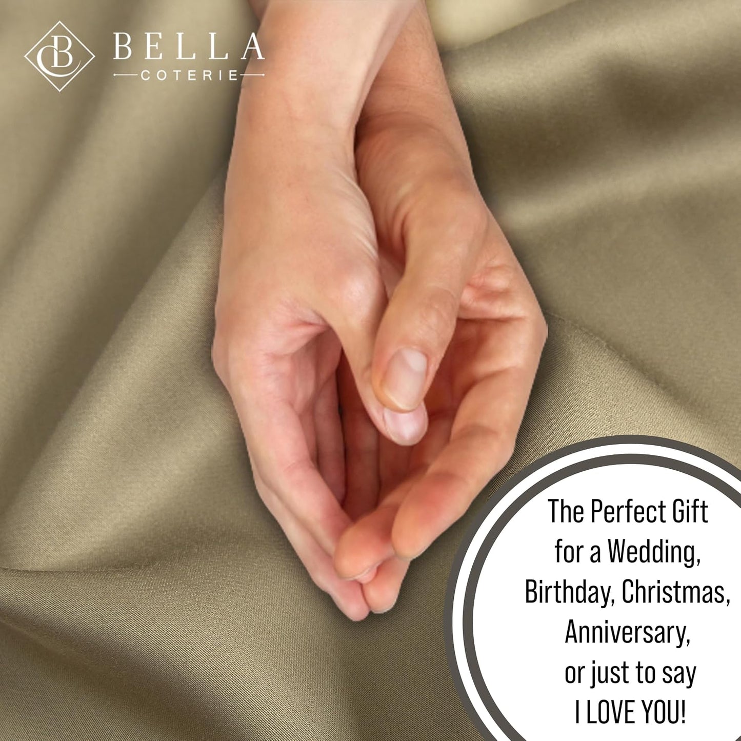 Bella Coterie | Luxury Bamboo Viscose Standard Size Pillowcase Set