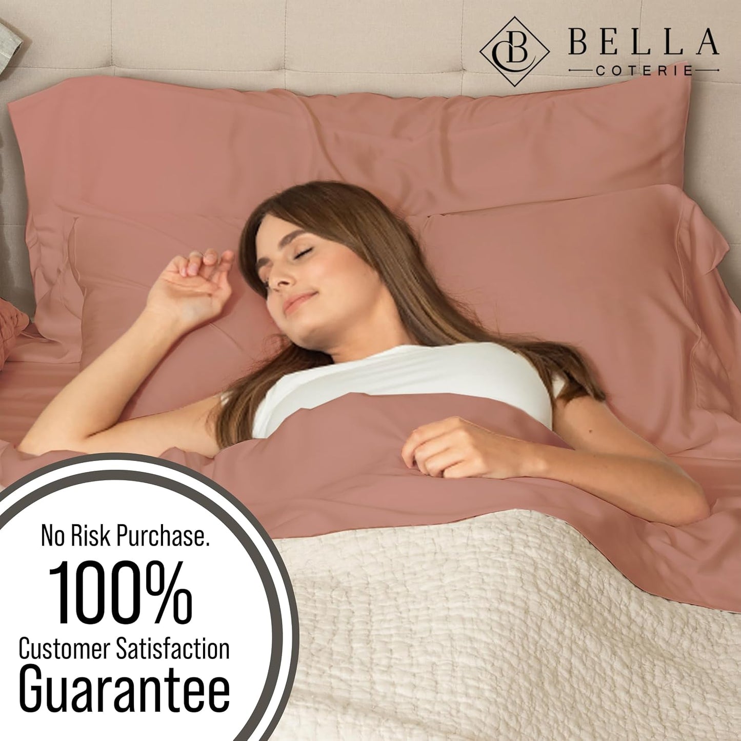 Bella Coterie | Luxury Bamboo Viscose Standard Size Pillowcase Set