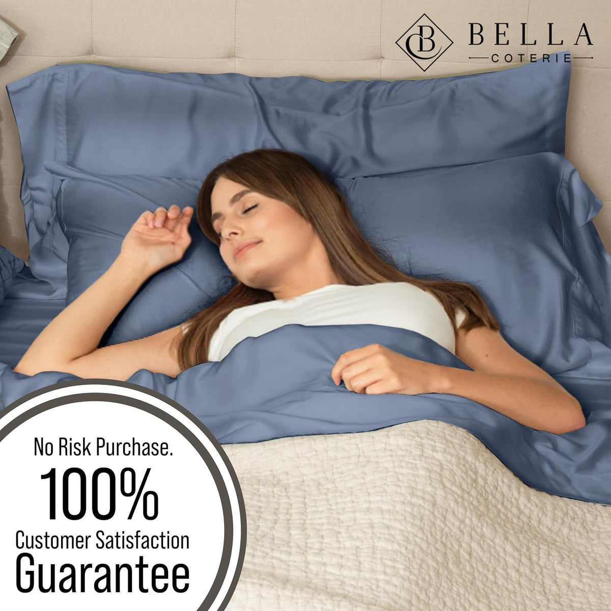 Bella Coterie | Luxury Bamboo Viscose Standard Size Pillowcase Set