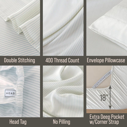 Bella Coterie | Luxury Bamboo Viscose Standard Size Pillowcase Set