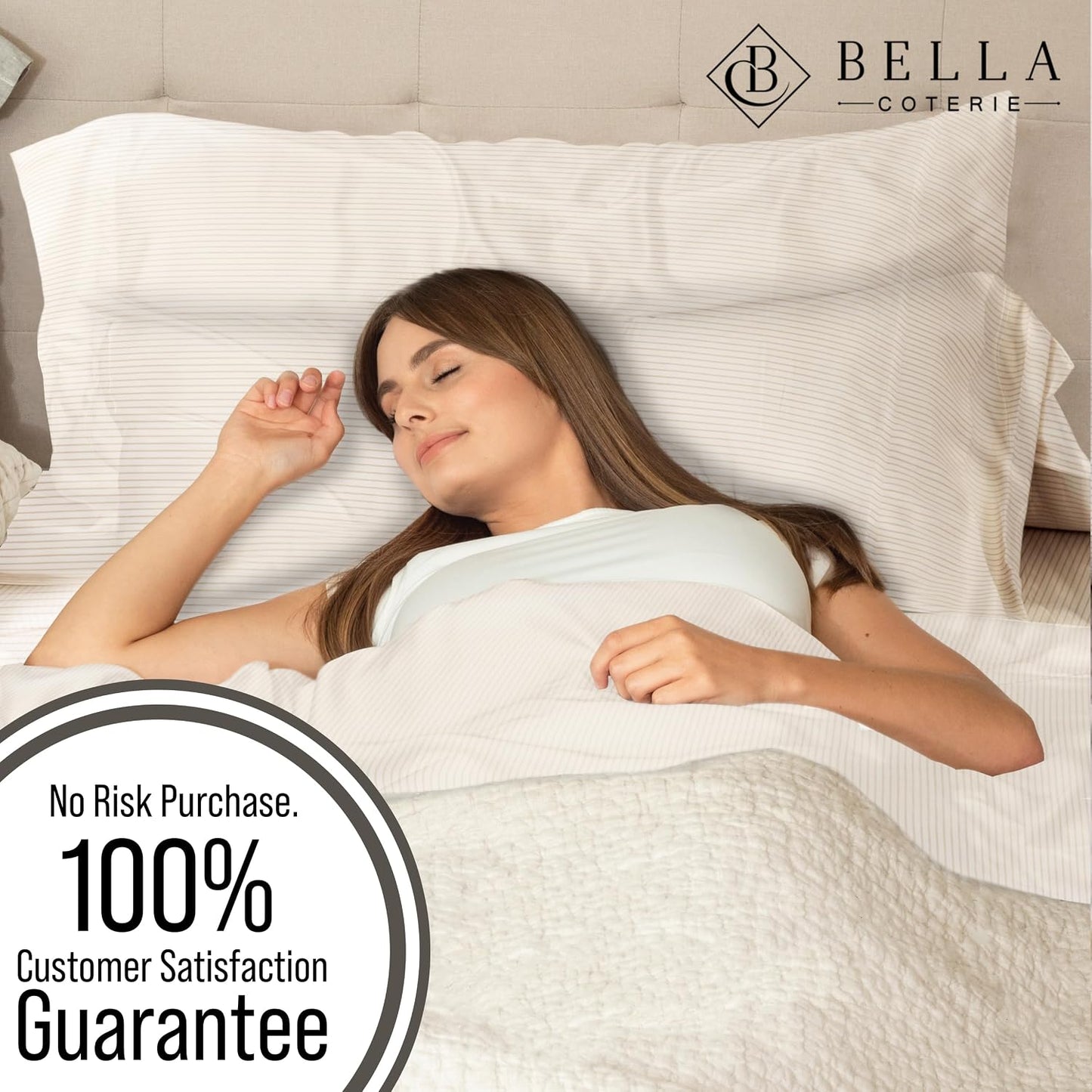 Bella Coterie | Luxury Bamboo Viscose Standard Size Pillowcase Set