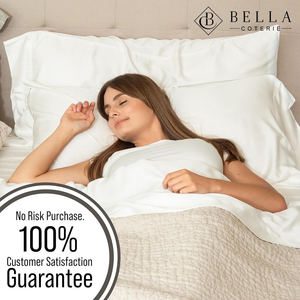 Bella Coterie | Luxury Bamboo Viscose Standard Size Pillowcase Set