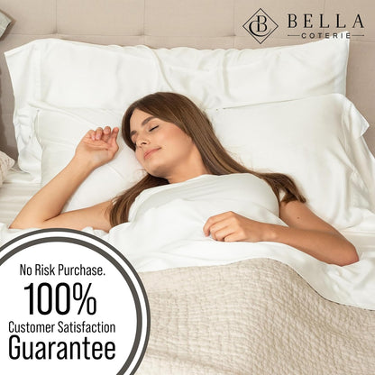 Bella Coterie | Luxury Bamboo Viscose Standard Size Pillowcase Set