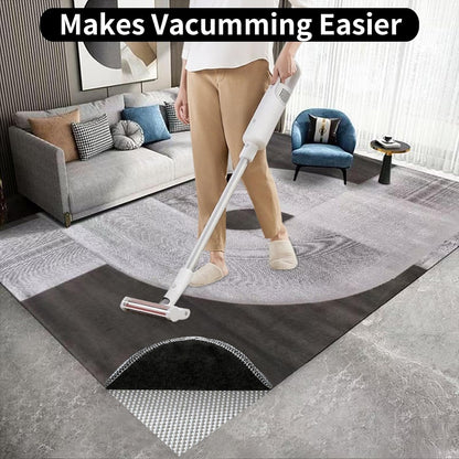Non Slip Rug Pads 2x3 Ft Non Skid Rug Pad Gripper, Anti-Slip Carpet Rug Mats for Under Rugs and Hard Surface Floors