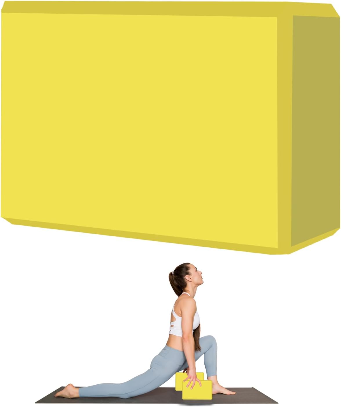 9"x6"x3" Yoga Blocks, Soft Non-Slip Surface Premium Foam Blocks, Supportive, Lightweight, Odor Resistant, Yoga Accessories for Pilates Meditation General Fitness Stretching Toning