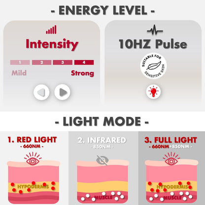 Red Light for Body, 3 in 1 LEDs Red Light Belt with Timer Remote Control, 660nm 850nm Infrared Light Pad for Body Waist Shoulder Knee, 12.6" x 6.3" Large Area