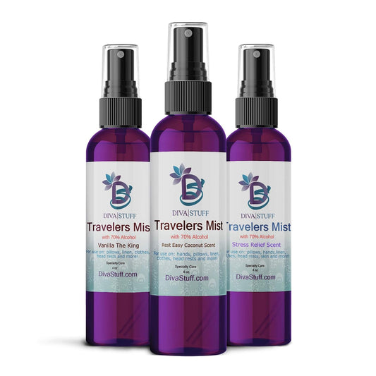 Pillow Mist - Promotes Clear Skin & Protects from Acne-Causing Funk, Cleans Pillows, Hands & Sheets - Aromatherapy Spray for Relaxation & Sleep, Made in USA (Lavender, Dual Pack, 4 oz Each)