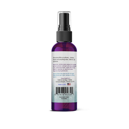 Pillow Mist - Promotes Clear Skin & Protects from Acne-Causing Funk, Cleans Pillows, Hands & Sheets - Aromatherapy Spray for Relaxation & Sleep, Made in USA (Lavender, Dual Pack, 4 oz Each)