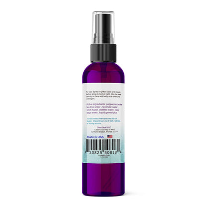 Pillow Mist - Promotes Clear Skin & Protects from Acne-Causing Funk, Cleans Pillows, Hands & Sheets - Aromatherapy Spray for Relaxation & Sleep, Made in USA (Lavender, Dual Pack, 4 oz Each)