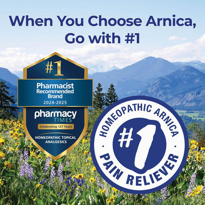 Arnicare Gel for Relief of Joint Pain, Muscle Pain, Muscle Soreness, and Swelling from Bruises or Injury - Non-greasy and Fragrance-Free - 2.6 oz