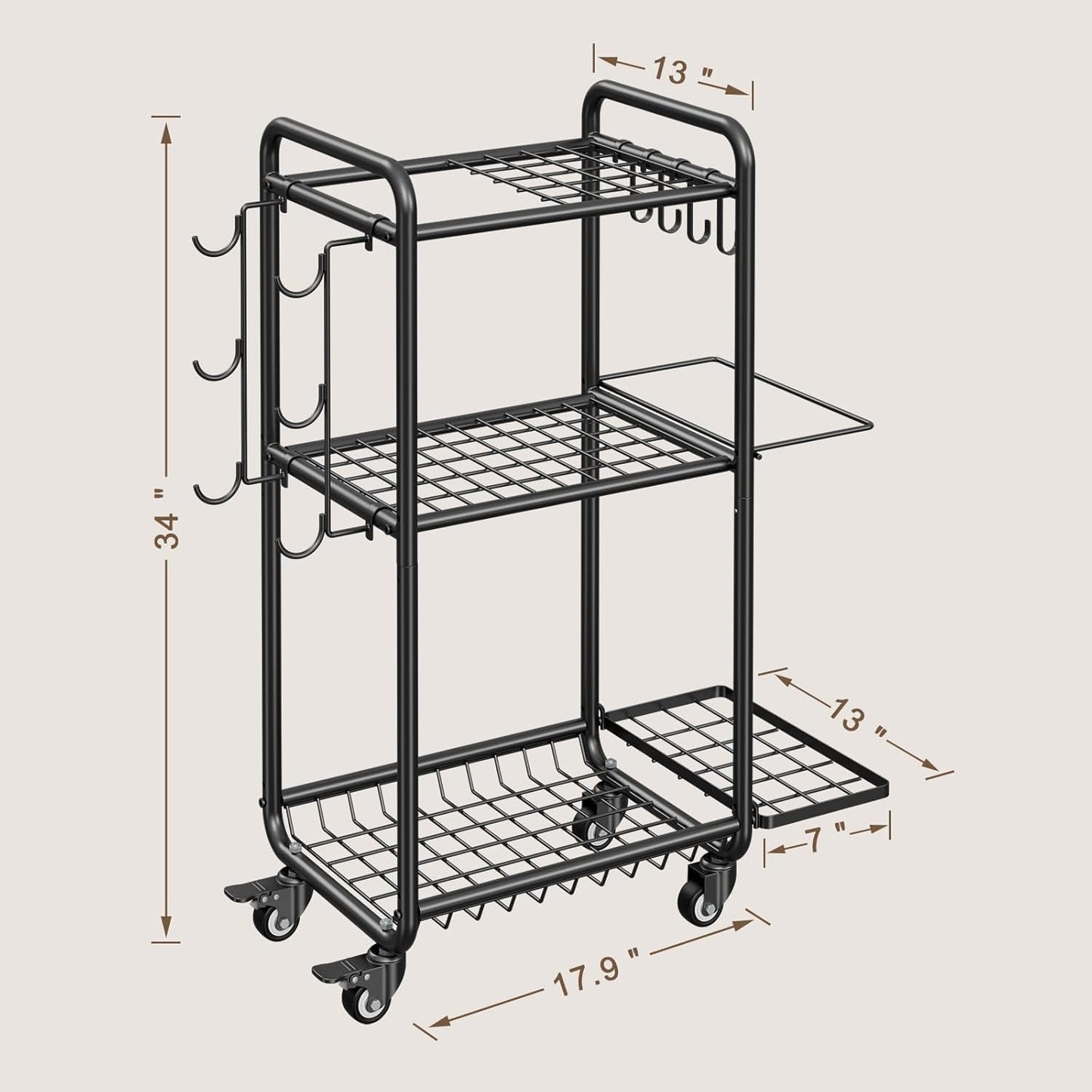 Multi-Functional Home Gym Storage Rack - Yoga Mat Storage Rack, Dumbbell Weight Rack & Workout Equipment Storage with Heavy-Duty Steel Construction for Gym Fitness Organizer