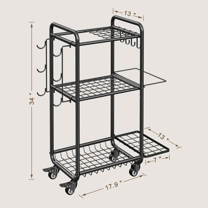 Multi-Functional Home Gym Storage Rack - Yoga Mat Storage Rack, Dumbbell Weight Rack & Workout Equipment Storage with Heavy-Duty Steel Construction for Gym Fitness Organizer