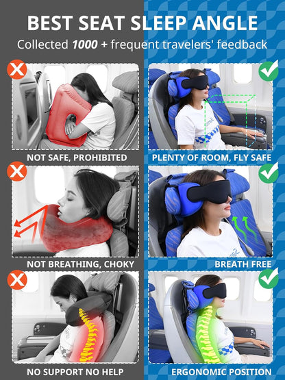 Travel Pillows for Airplanes, Stable Head Support, Travel Essential