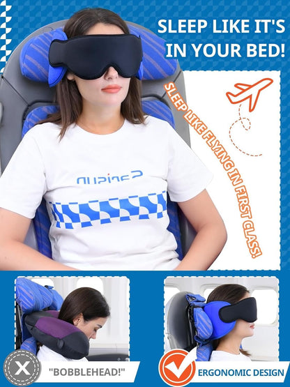 Travel Pillows for Airplanes, Stable Head Support, Travel Essential