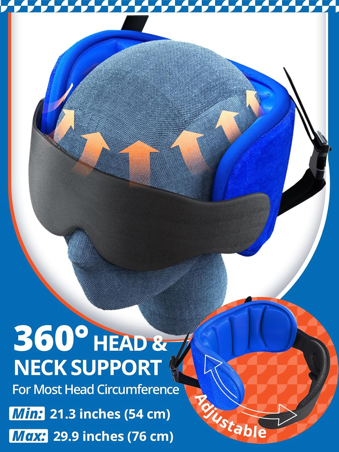 Travel Pillows for Airplanes, Stable Head Support, Travel Essential
