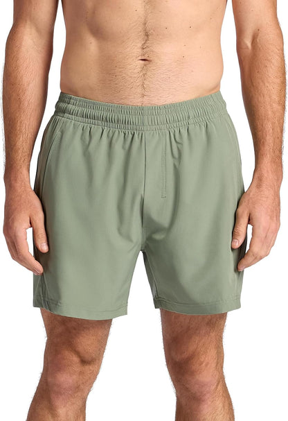 Men's Veda 5” Short with Brief, Standard Fit, Stretch Lightweight Material