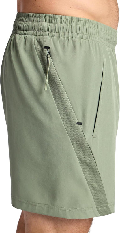 Men's Veda 5” Short with Brief, Standard Fit, Stretch Lightweight Material