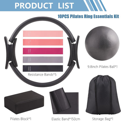Pilates Kit, Home Pilates Workout Kit for Women, Pilates Equipment