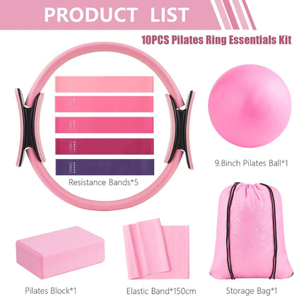 Pilates Kit, Home Pilates Workout Kit for Women, Pilates Equipment