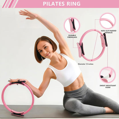 Pilates Kit, Home Pilates Workout Kit for Women, Pilates Equipment