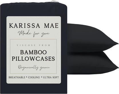 Luxury Bamboo Viscose King Size Pillowcase Set