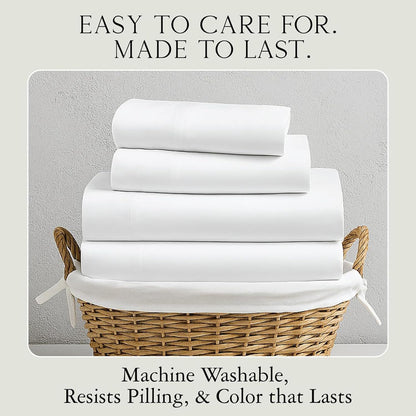 Luxury Bamboo Viscose King Size Pillowcase Set