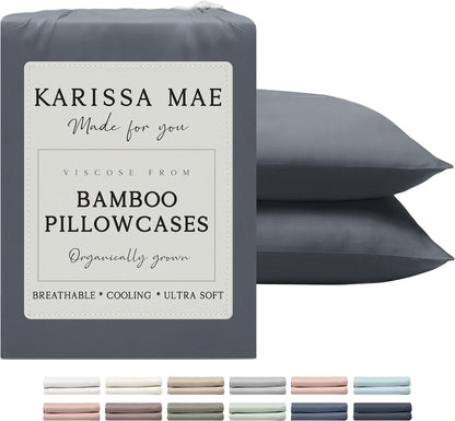 Luxury Bamboo Viscose King Size Pillowcase Set