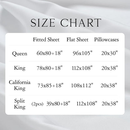 Luxury Bamboo Viscose King Size Pillowcase Set
