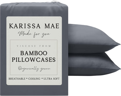 Luxury Bamboo Viscose King Size Pillowcase Set