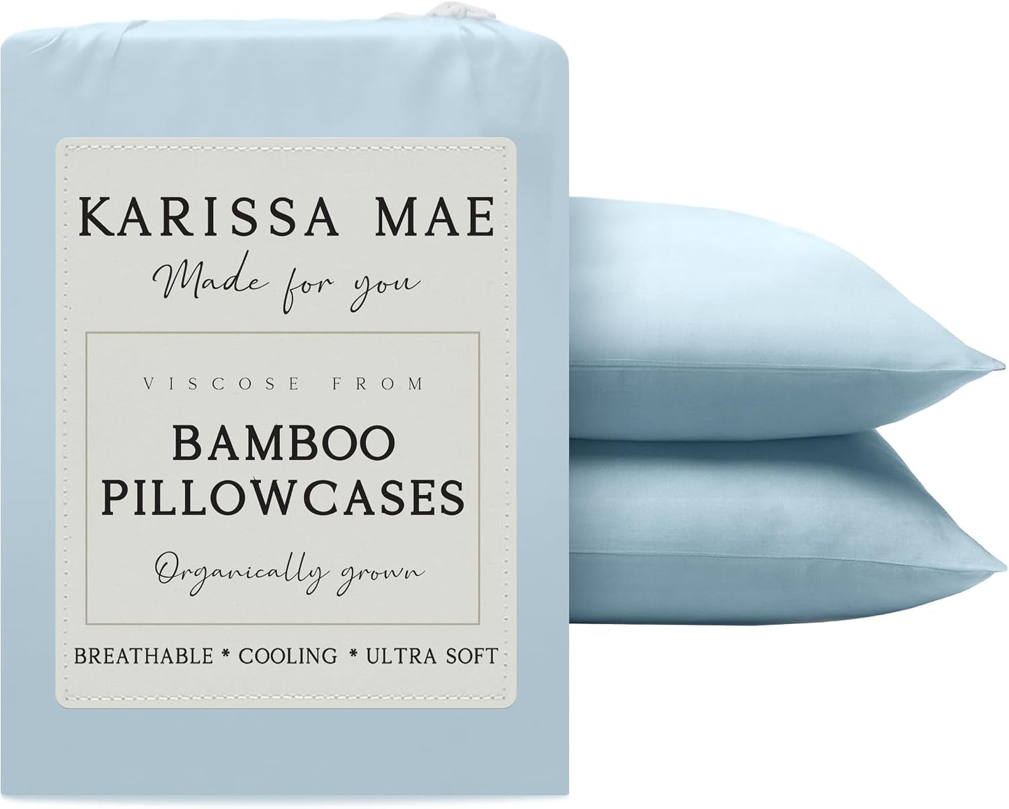 Luxury Bamboo Viscose King Size Pillowcase Set