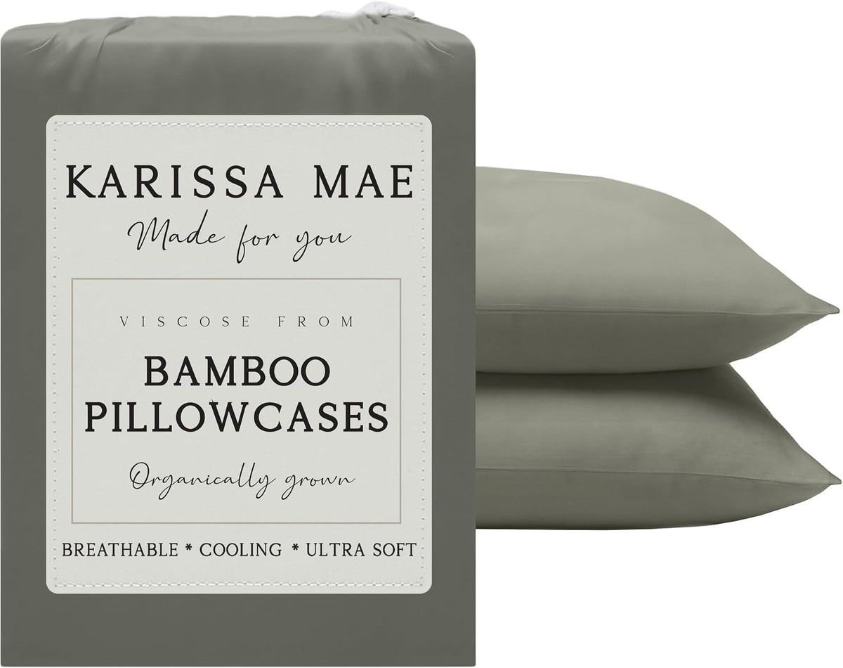 Luxury Bamboo Viscose King Size Pillowcase Set