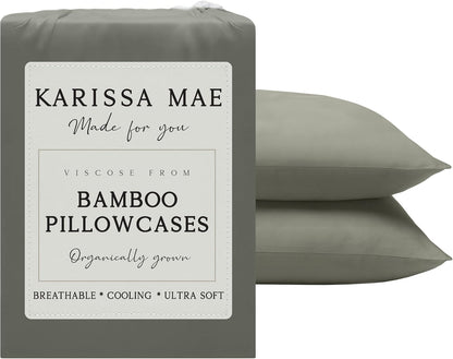 Luxury Bamboo Viscose King Size Pillowcase Set