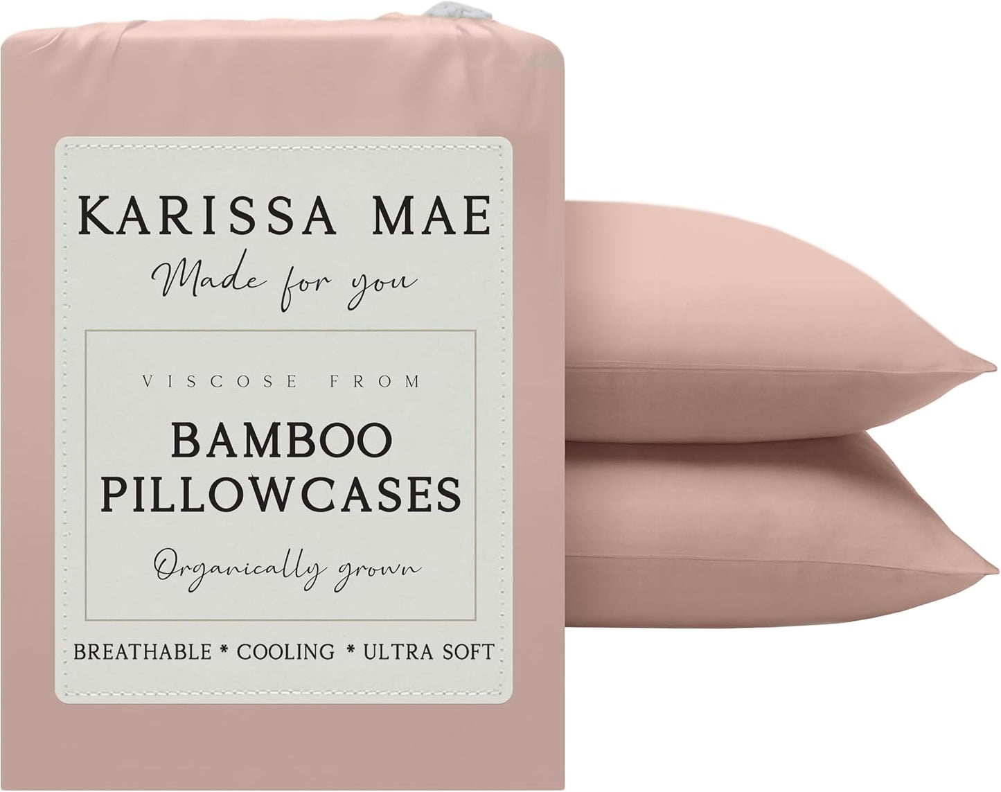 Luxury Bamboo Viscose King Size Pillowcase Set