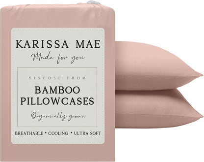 Luxury Bamboo Viscose King Size Pillowcase Set
