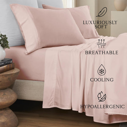 Luxury Bamboo Viscose King Size Pillowcase Set