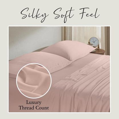Luxury Bamboo Viscose King Size Pillowcase Set