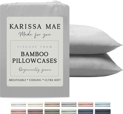 Luxury Bamboo Viscose King Size Pillowcase Set