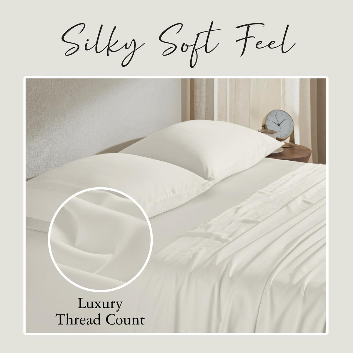 Luxury Bamboo Viscose King Size Pillowcase Set