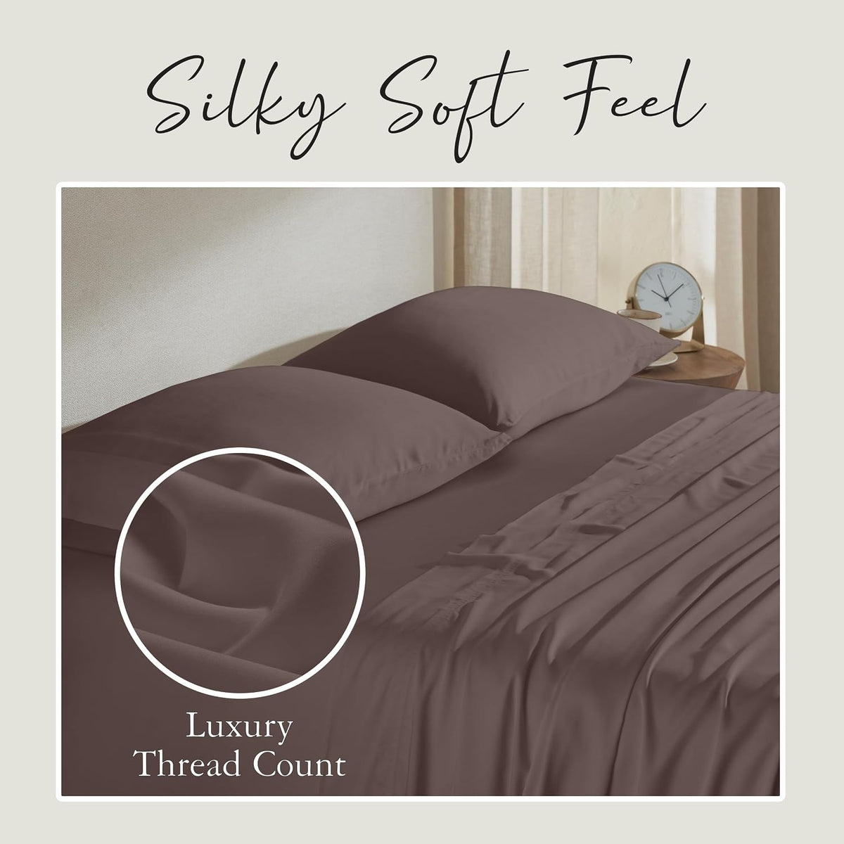 Luxury Bamboo Viscose King Size Pillowcase Set