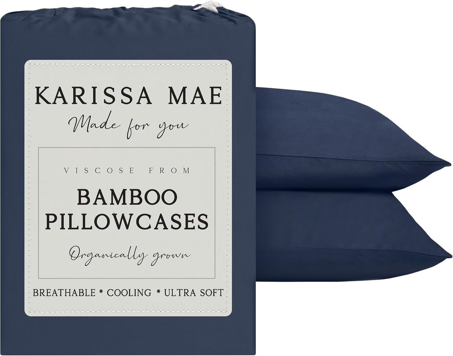 Luxury Bamboo Viscose King Size Pillowcase Set