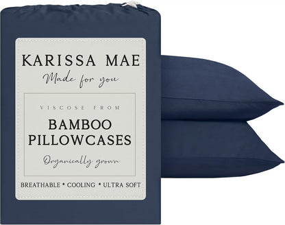 Luxury Bamboo Viscose King Size Pillowcase Set