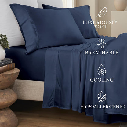 Luxury Bamboo Viscose King Size Pillowcase Set